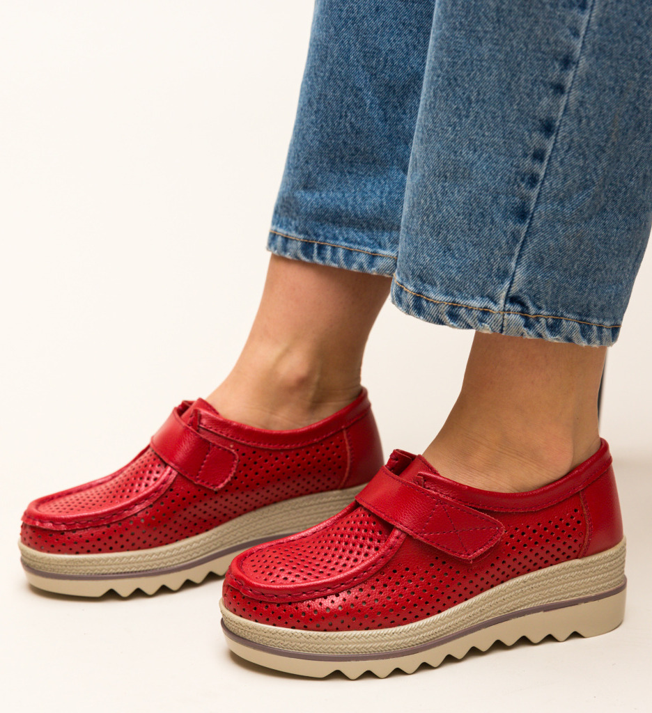 Pantofi Histria Rosii - Confort și Stil Casual