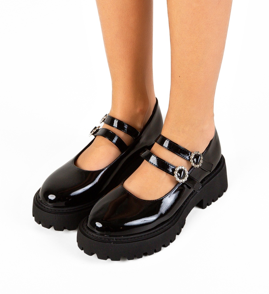 Pantofi Casual Golin Negri - Confort și Stil - imagine 3
