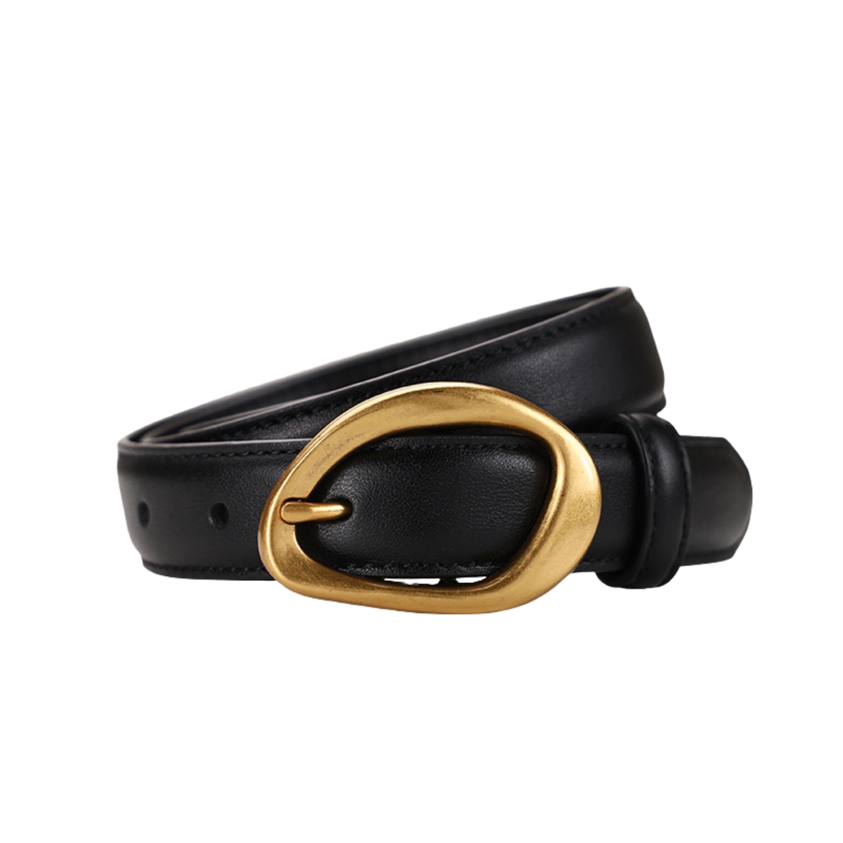 Curea dama Amanda C-192 din piele naturala, neagra