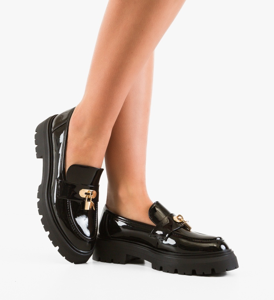 Pantofi Casual Dama Kennbre Negru - imagine 5