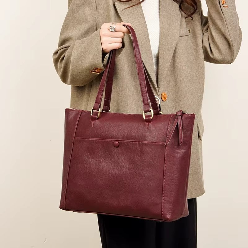 Geanta Dama Delis Astraea Bordo - Eleganta Practica - imagine 4
