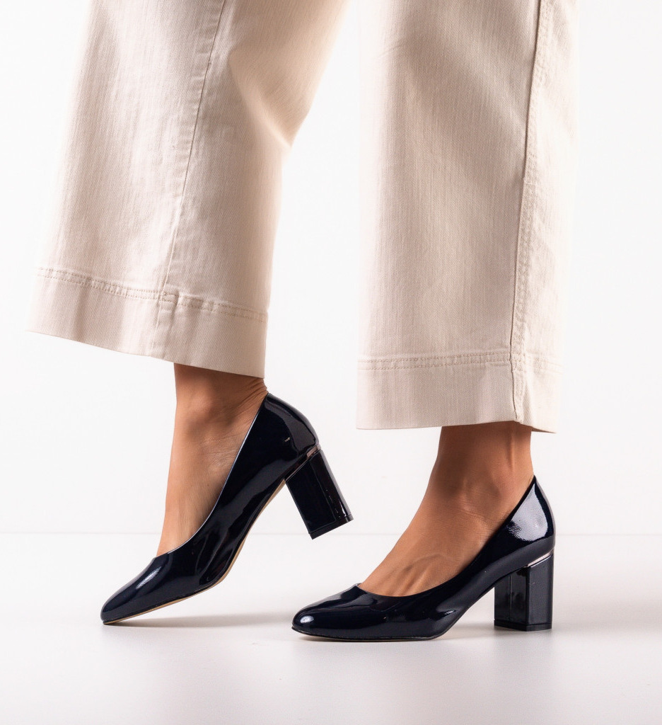 Pantofi Dama Roach Bleumarin | Eleganță și Stil - imagine 4