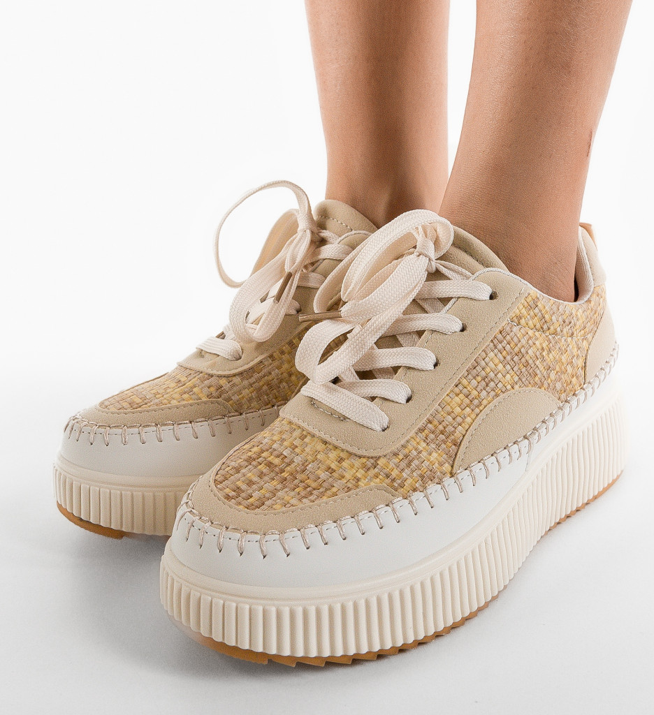 Pantofi Sport Otto Khaki - Confort și Stil - imagine 3