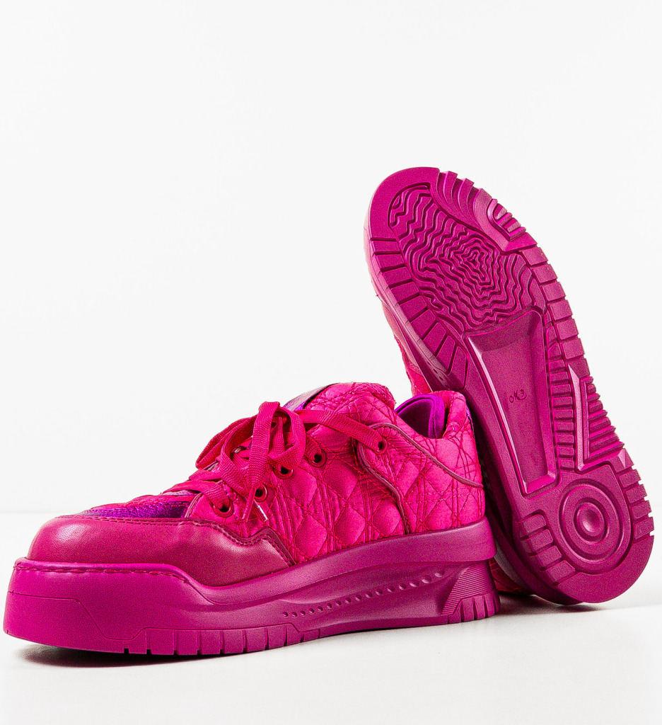 Sneakers Dama Gaston Fuchsia - Confort și Stil - imagine 4