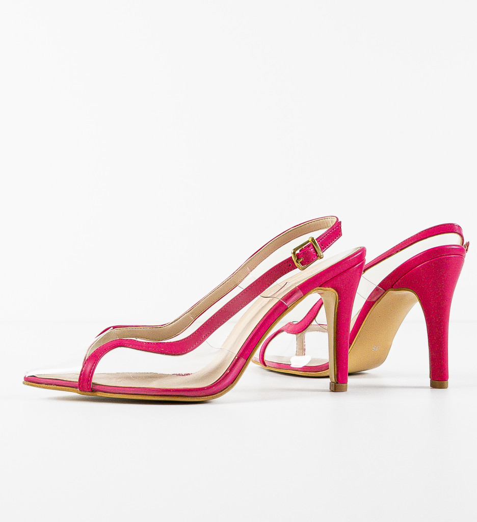 Pantofi Dama Toc Barney Fuchsia - Eleganță și Stil - imagine 10