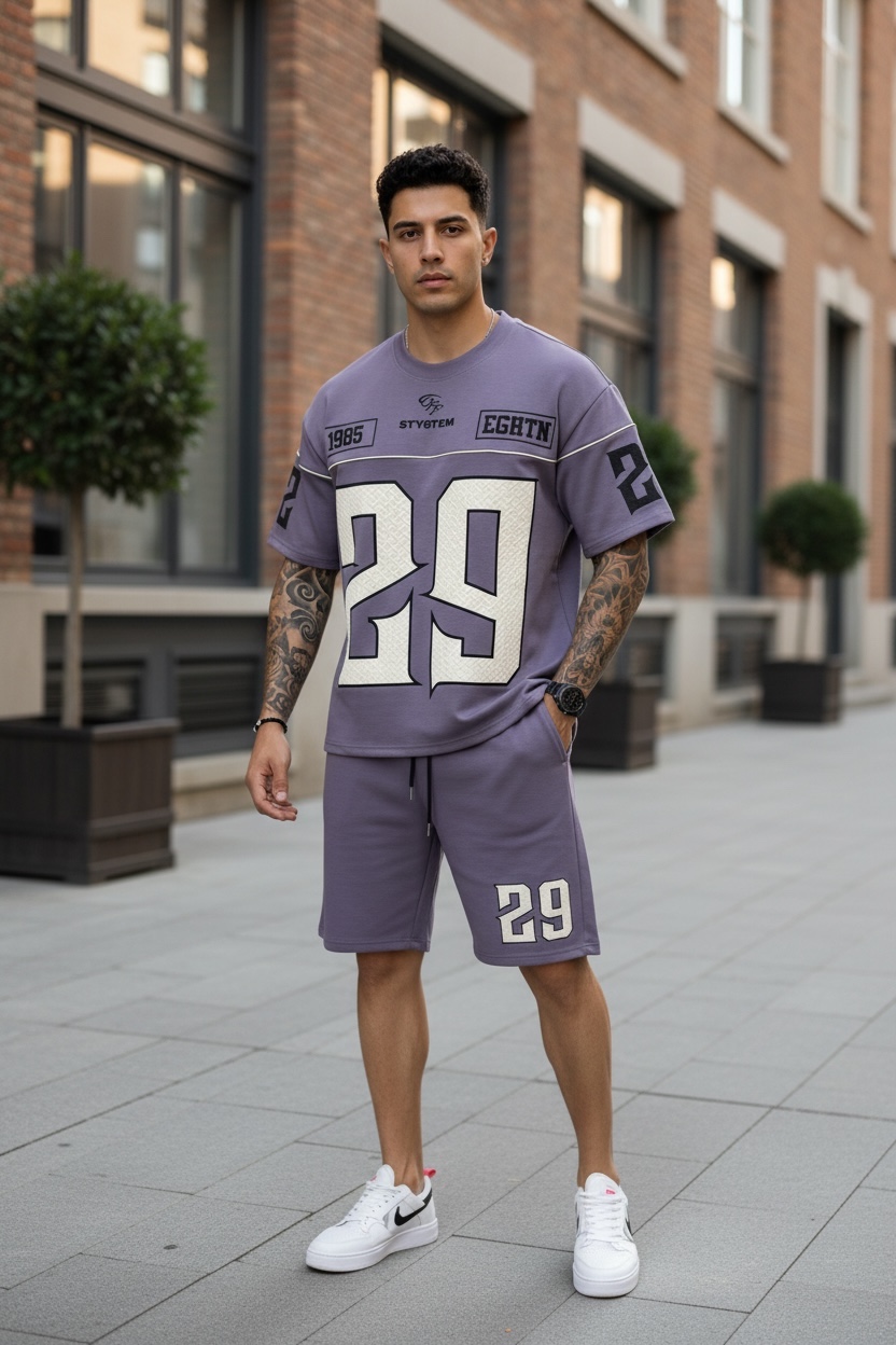 Compleu Vară Tricou și Pantaloni Confortabil