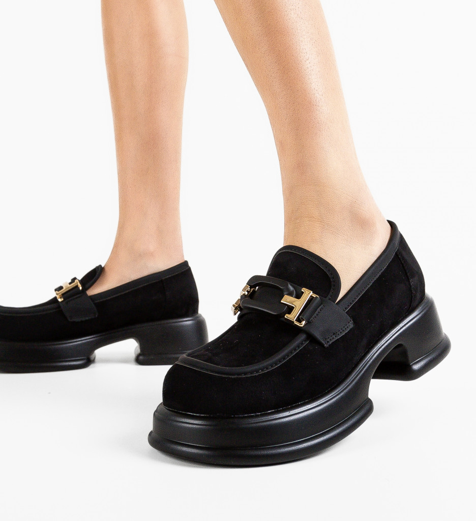 Pantofi Casual Dama Maltek Negri | Confort & Stil