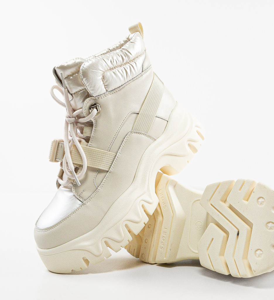 Sneakers Gelini Bej - Confort și Stil - imagine 7