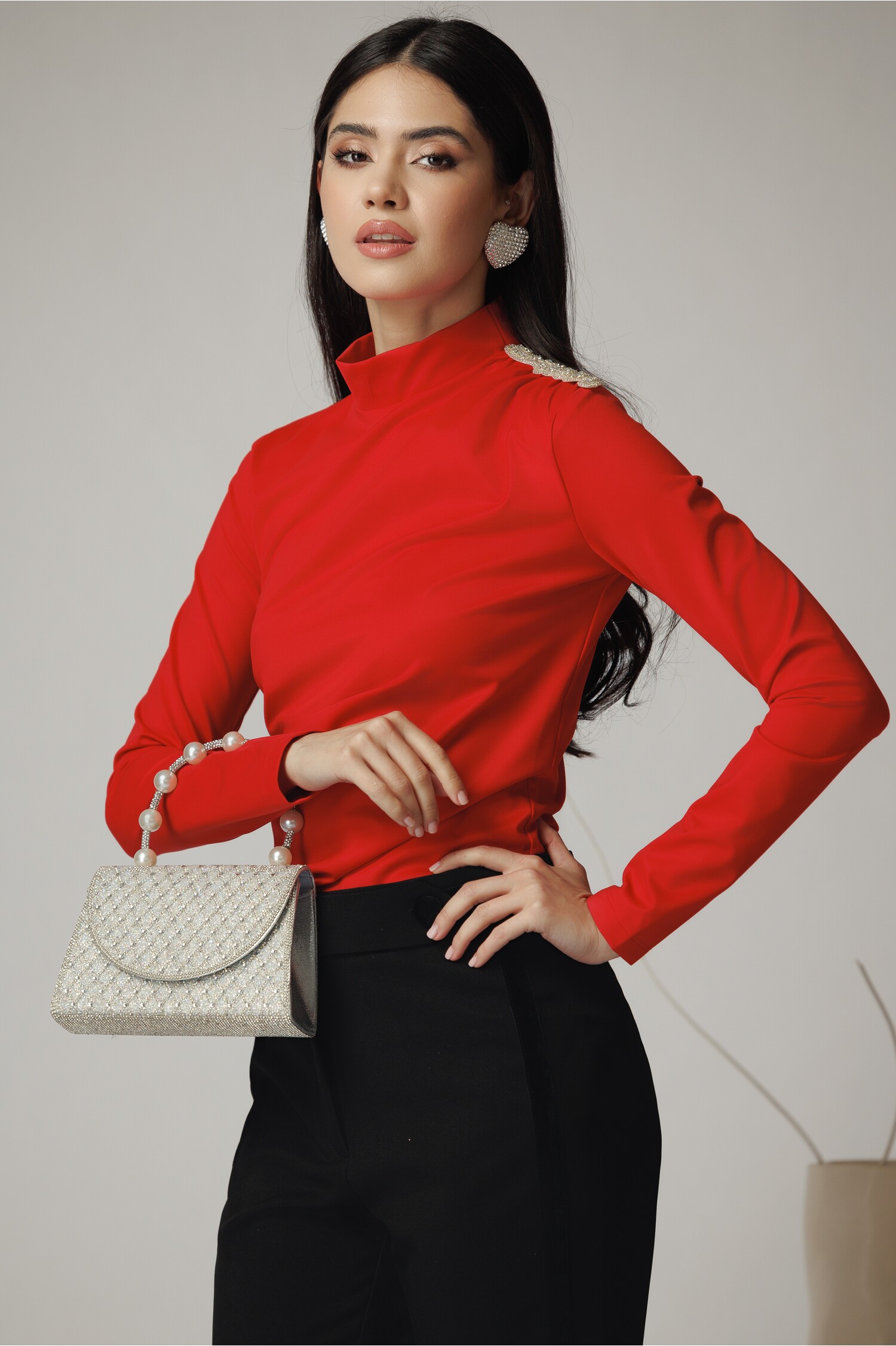 Bluza DY Fashion Rosie Eleganta cu Fronseu