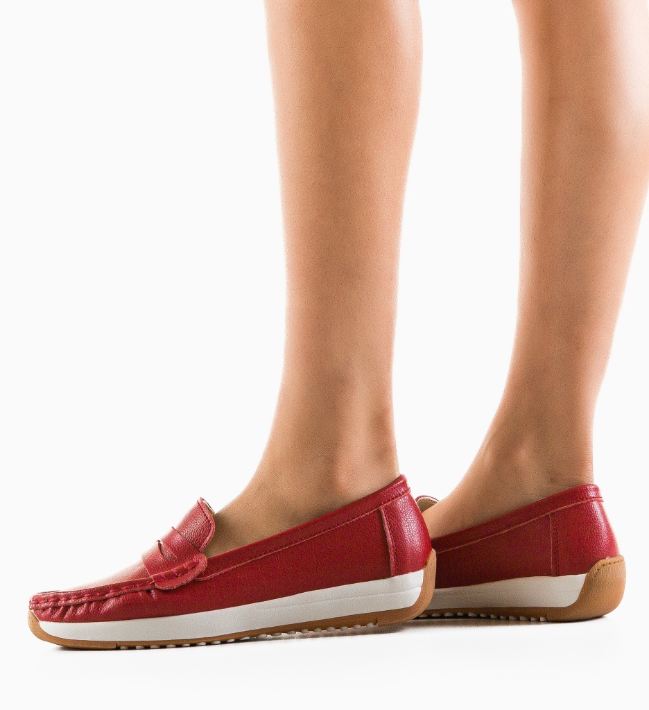 Pantofi Uyteu Rosii | Stil Casual Confortabil - imagine 3