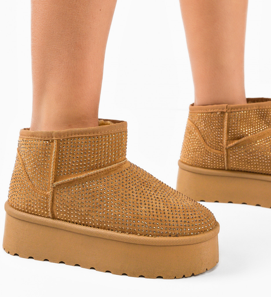 Cizme Ug Dama Oliv Camel | Confort și Stil - imagine 2