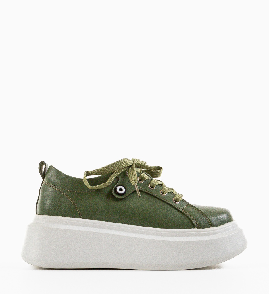 Pantofi Casual Nuandre Verzi - Confort Zi de Zi - imagine 6