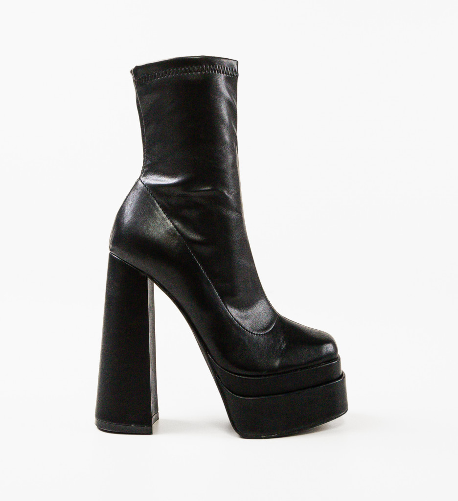 Botine Dama Platouy Negre - Eleganță și Confort - imagine 4