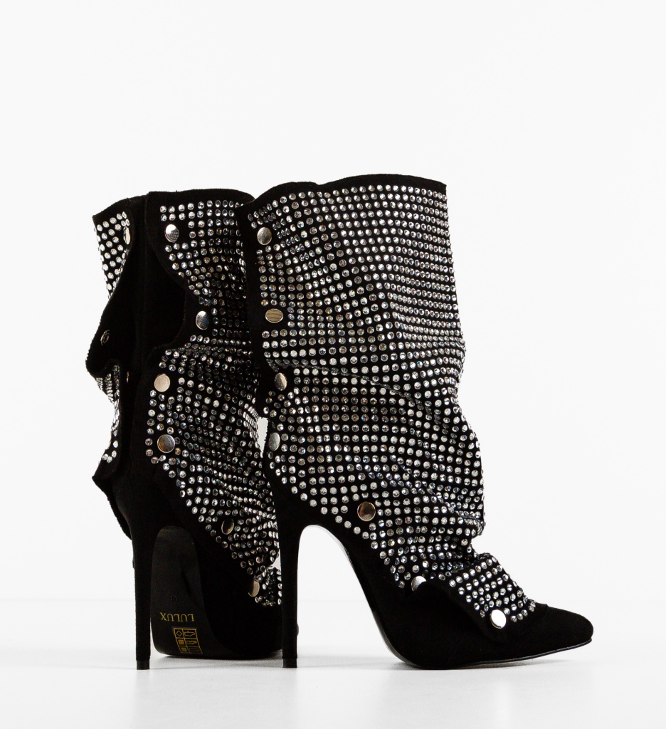 Botine Dama Molotow Negre - Eleganță și Stil - imagine 4