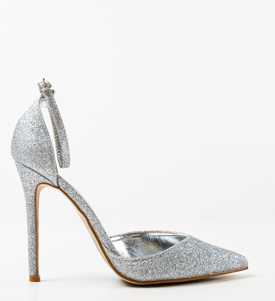 Pantofi cu Toc Argintii - Eleganță și Stil - imagine 5