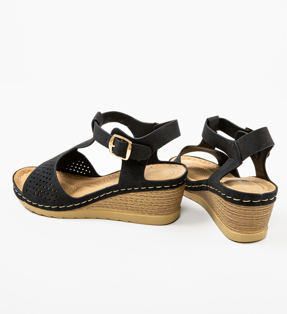 Sandale Dama Carolus Negre | Elegante si Comode - imagine 7