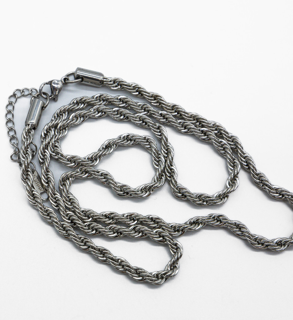 Colier Steel Argintiu - Eleganță Durabilă - imagine 5