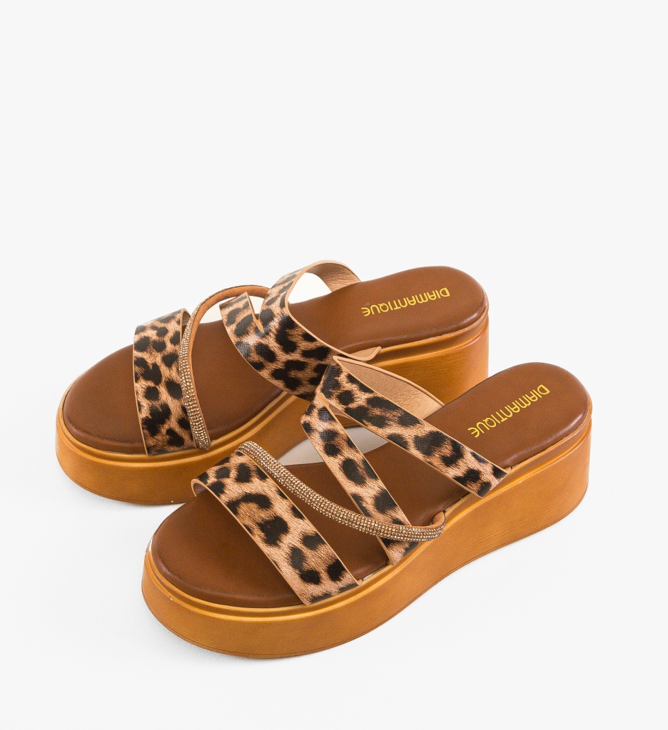 Papuci Dama Animal Print | Stil și Confort - imagine 4