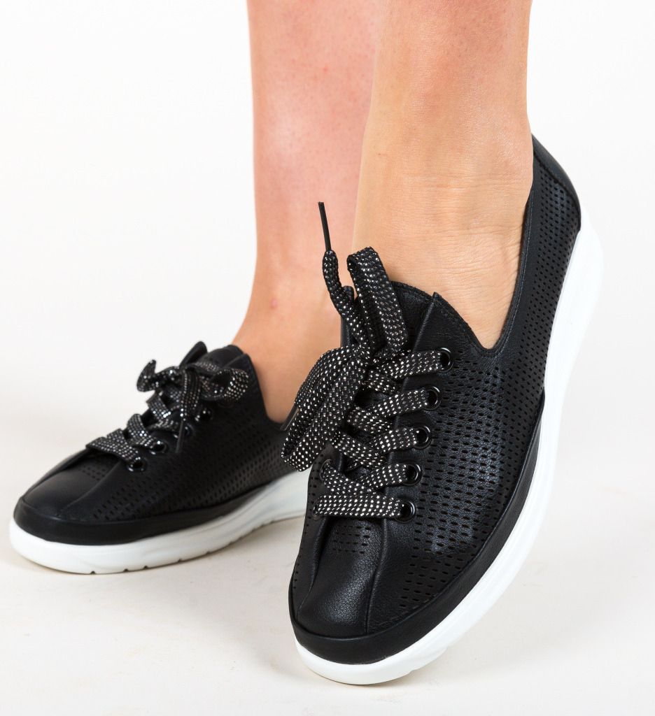Pantofi Casual Mirino Negri | Confort și Stil - imagine 3