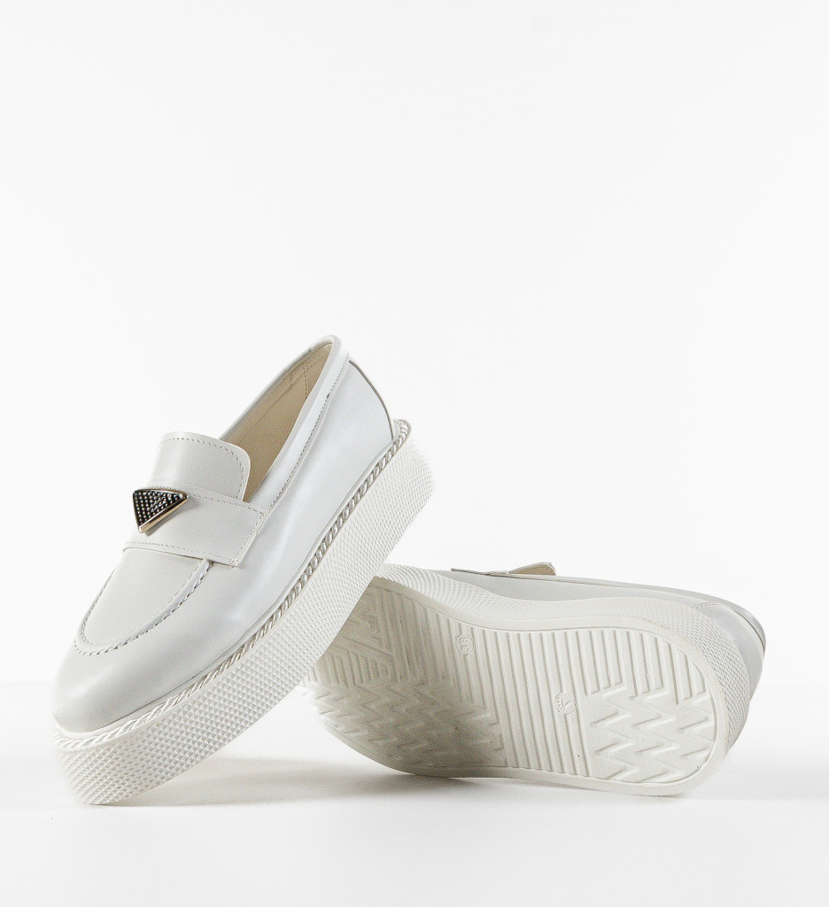 Pantofi Casual Krikri Albi - Confort și Stil - imagine 6