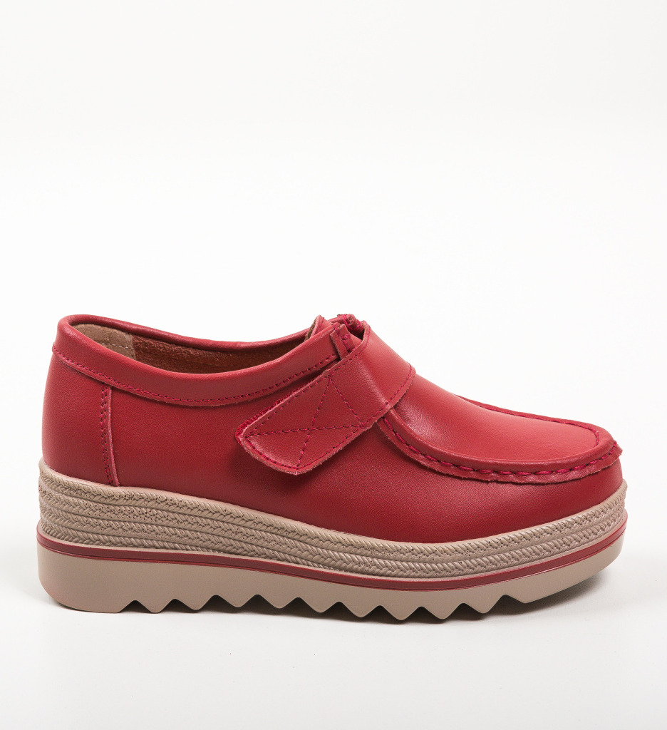 Pantofi Casual Straif Rosii - Stil Urban Confortabil - imagine 5