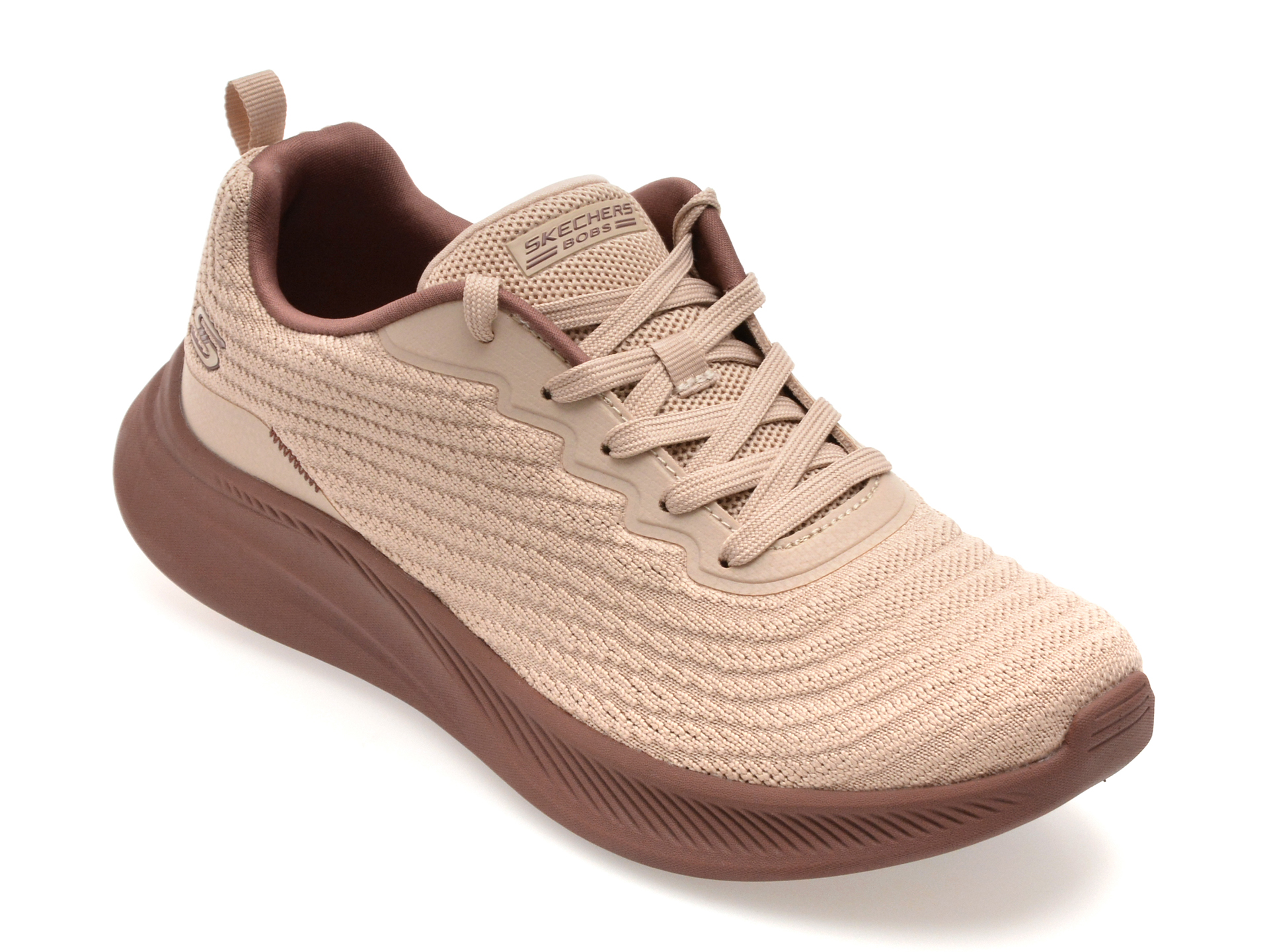 Pantofi Skechers BOBS MODA FLEX Nude - Confort