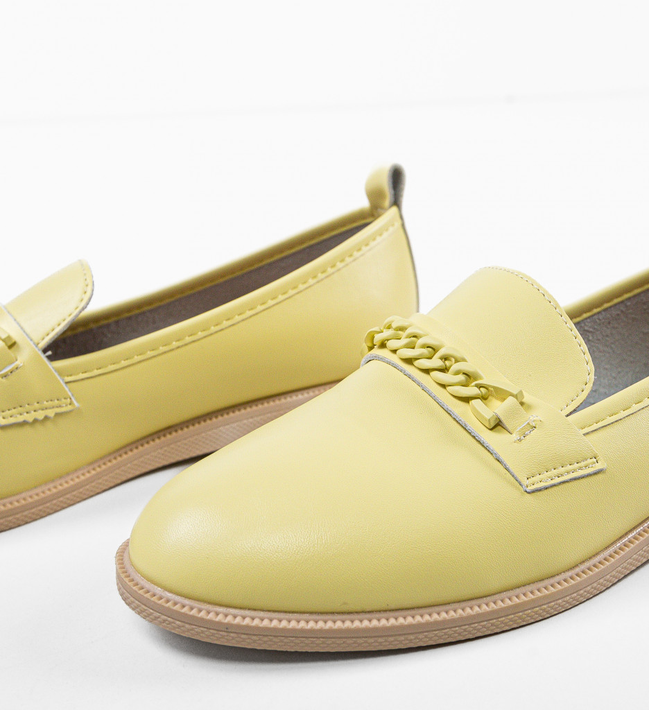 Pantofi Casual Dama Kalanz Galbeni | Stil și Confort - imagine 7