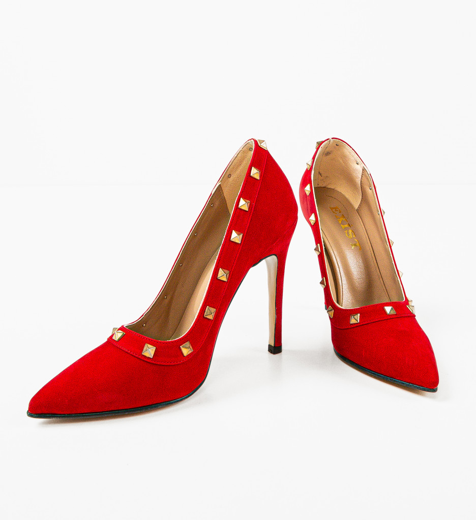 Pantofi cu Toc Laylo Rosii | Eleganță și Stil - imagine 5