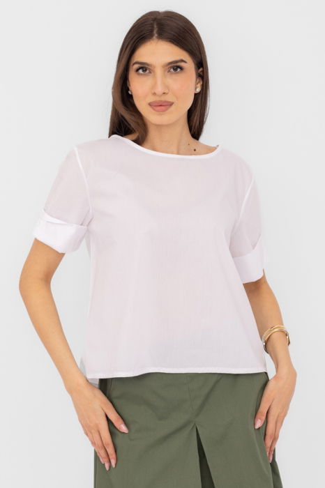 Bluza Bumbac Shopika cu Nasturi Spate
