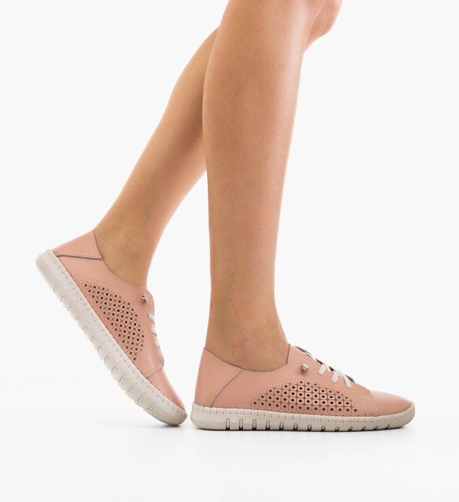 Pantofi Casual Rahima Roz - Confort și Stil - imagine 2