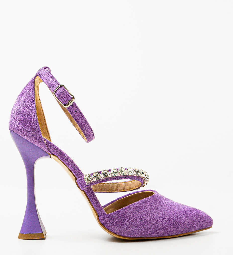 Pantofi Rufus Mov - Eleganță și Stil Feminin - imagine 2