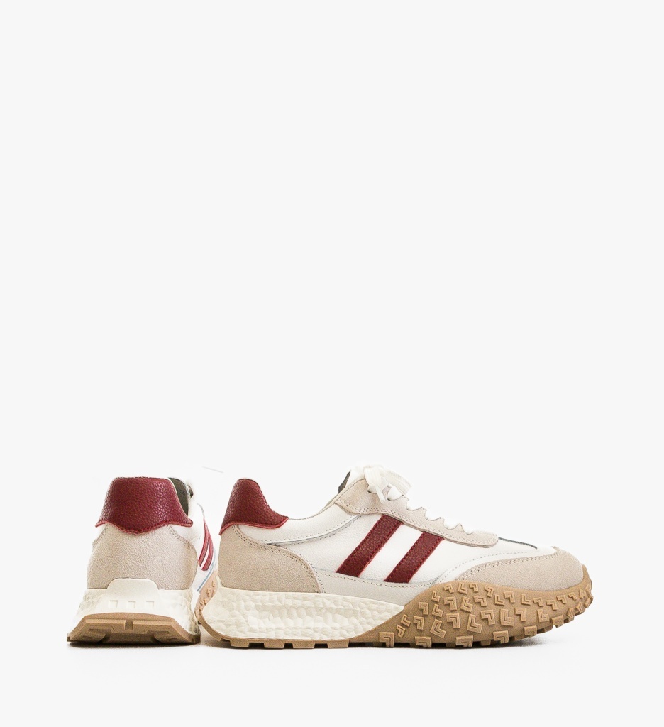 Sneakers Dama Forale Albi | Confort Zilnic - imagine 5