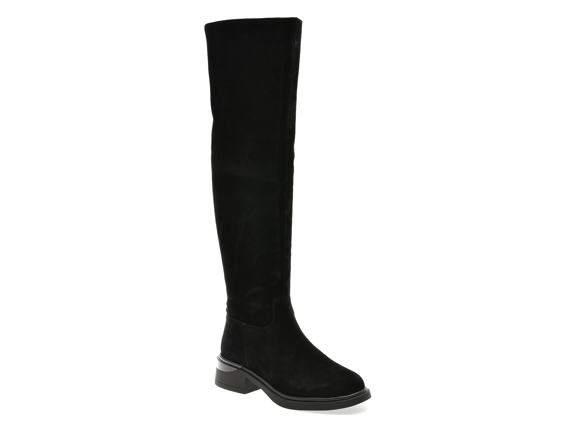 Cizme EPICA HK161 din Piele Întoarsă Negre
