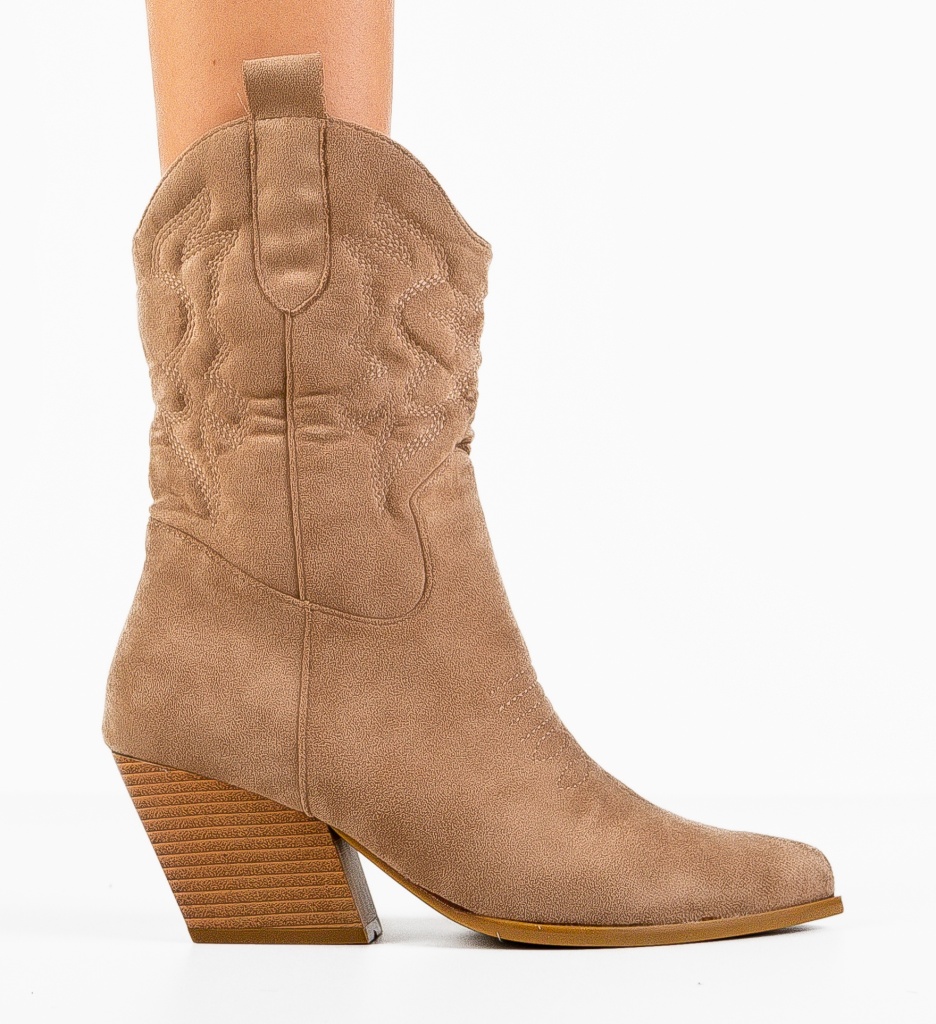 Cizme Dama Voll Khaki - Eleganță și Confort - imagine 4