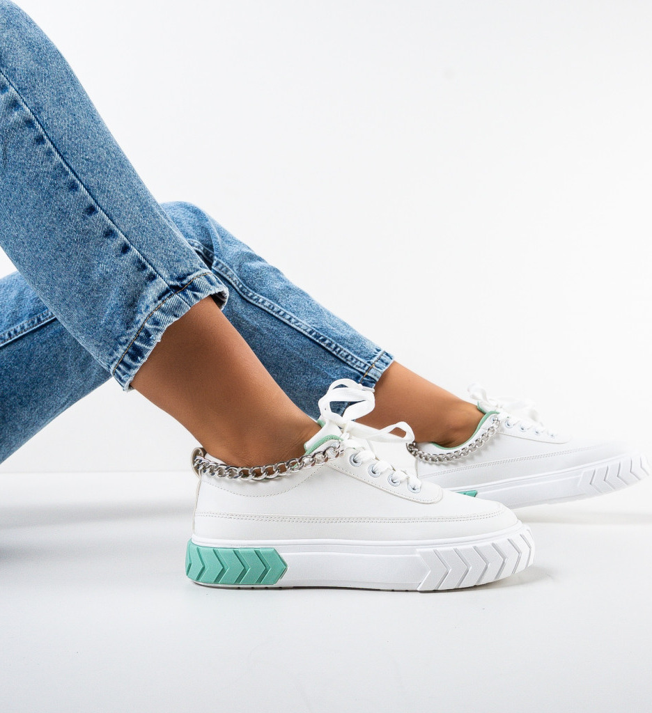 Sneakers Jobe Verzi Dama - Confort & Stil - imagine 3