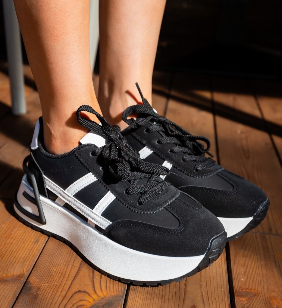 Sneakers Dama Dasyer Negri - Confort Sport - imagine 4