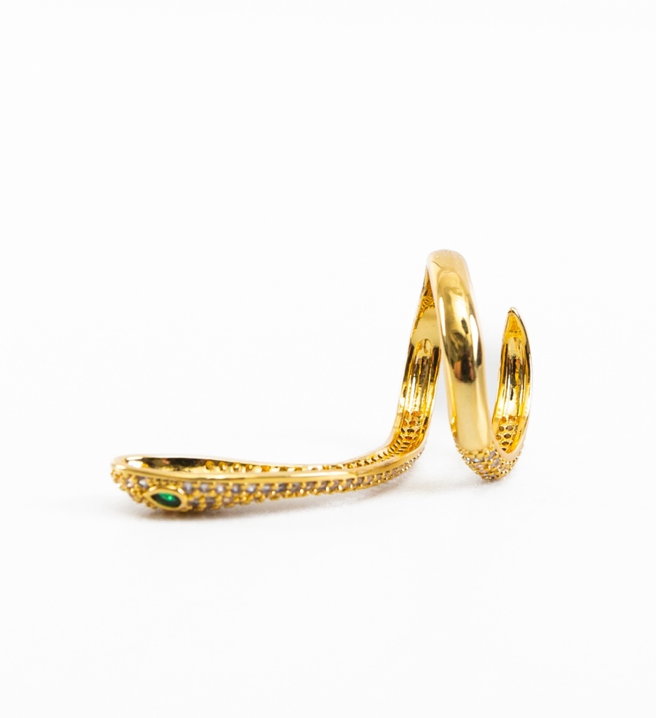 Inel Snake Auriu – Design Elegant - imagine 2