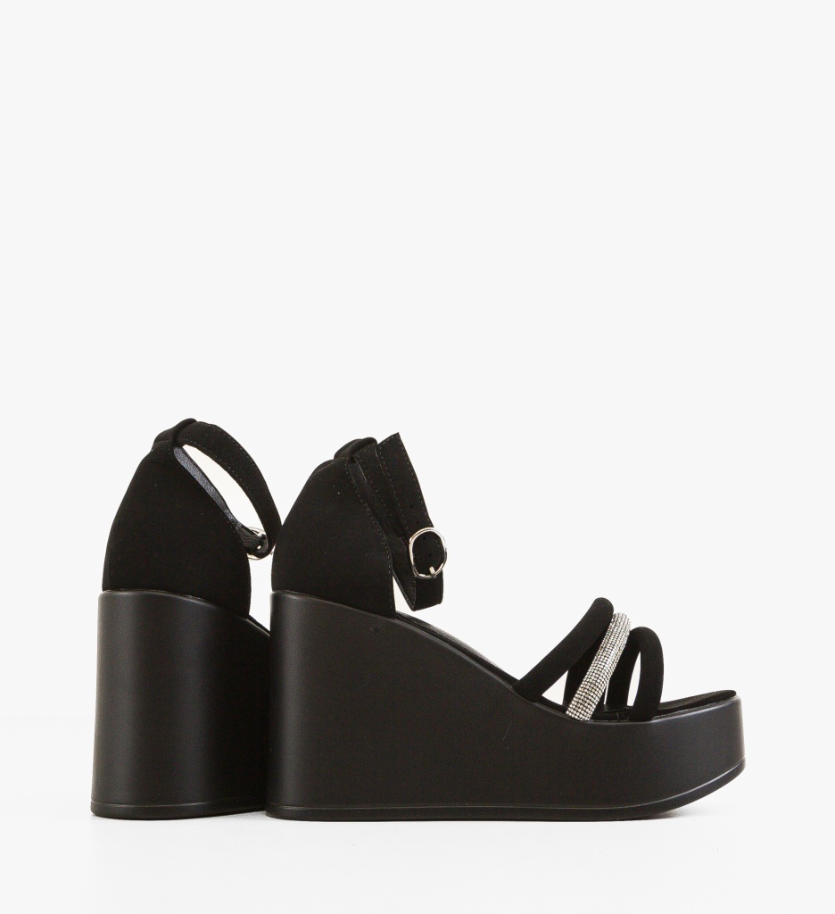 Platforme Dama Norega Negre - Eleganță și Confort - imagine 3