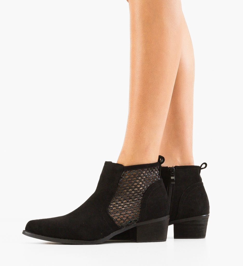 Botine Dama Melod Negre | Eleganță și Confort - imagine 2