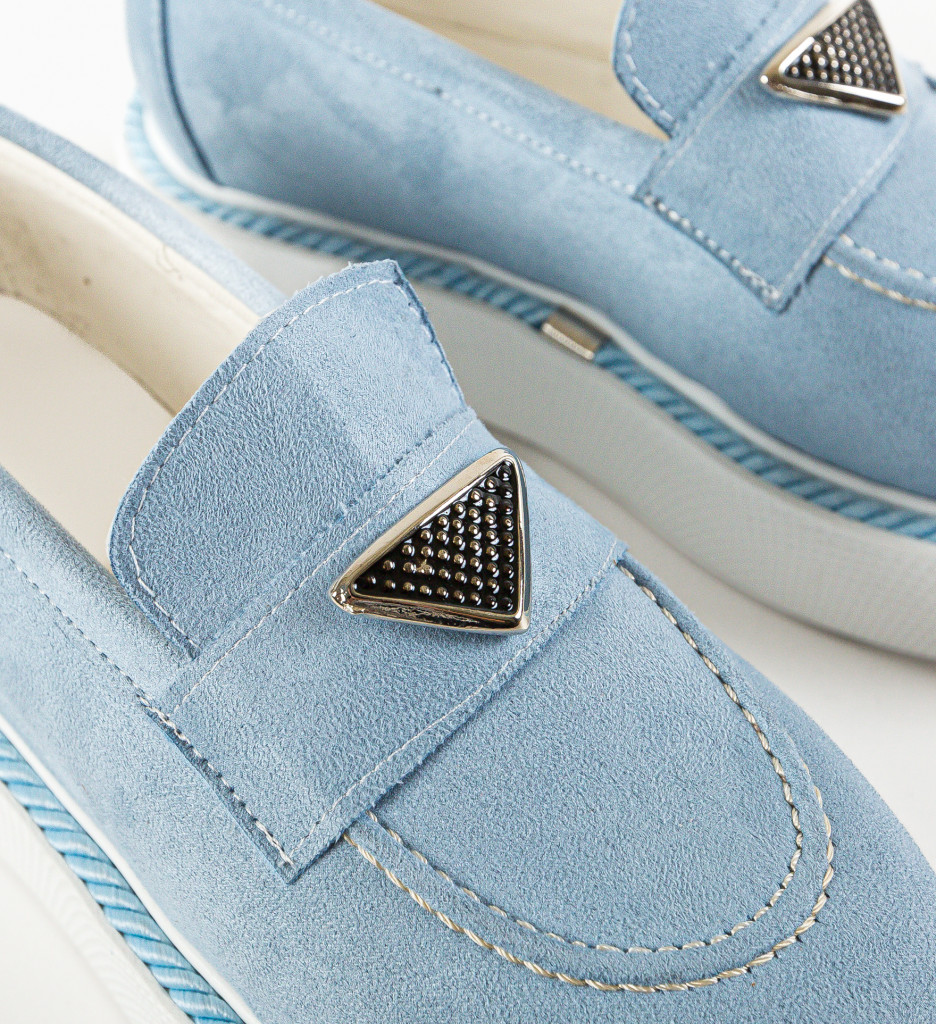Pantofi Casual Krikri Albastri | Confort Zi de Zi - imagine 8
