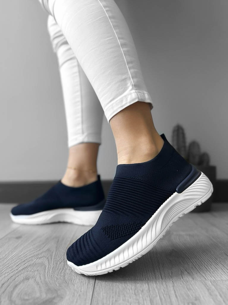 Espadrile Casual Dama Bleumarin cu Talpa Rezistenta