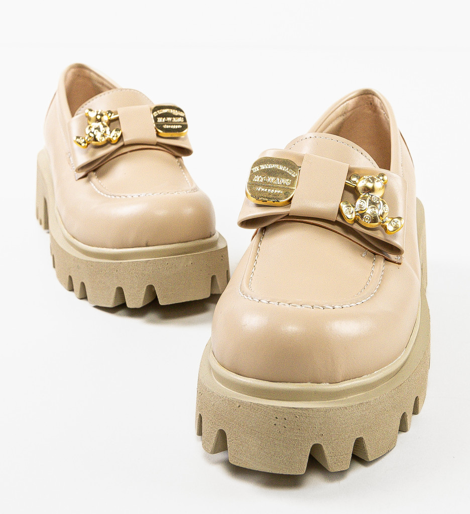 Pantofi Casual Berry Bej - Confort și Stil Zilnic - imagine 7