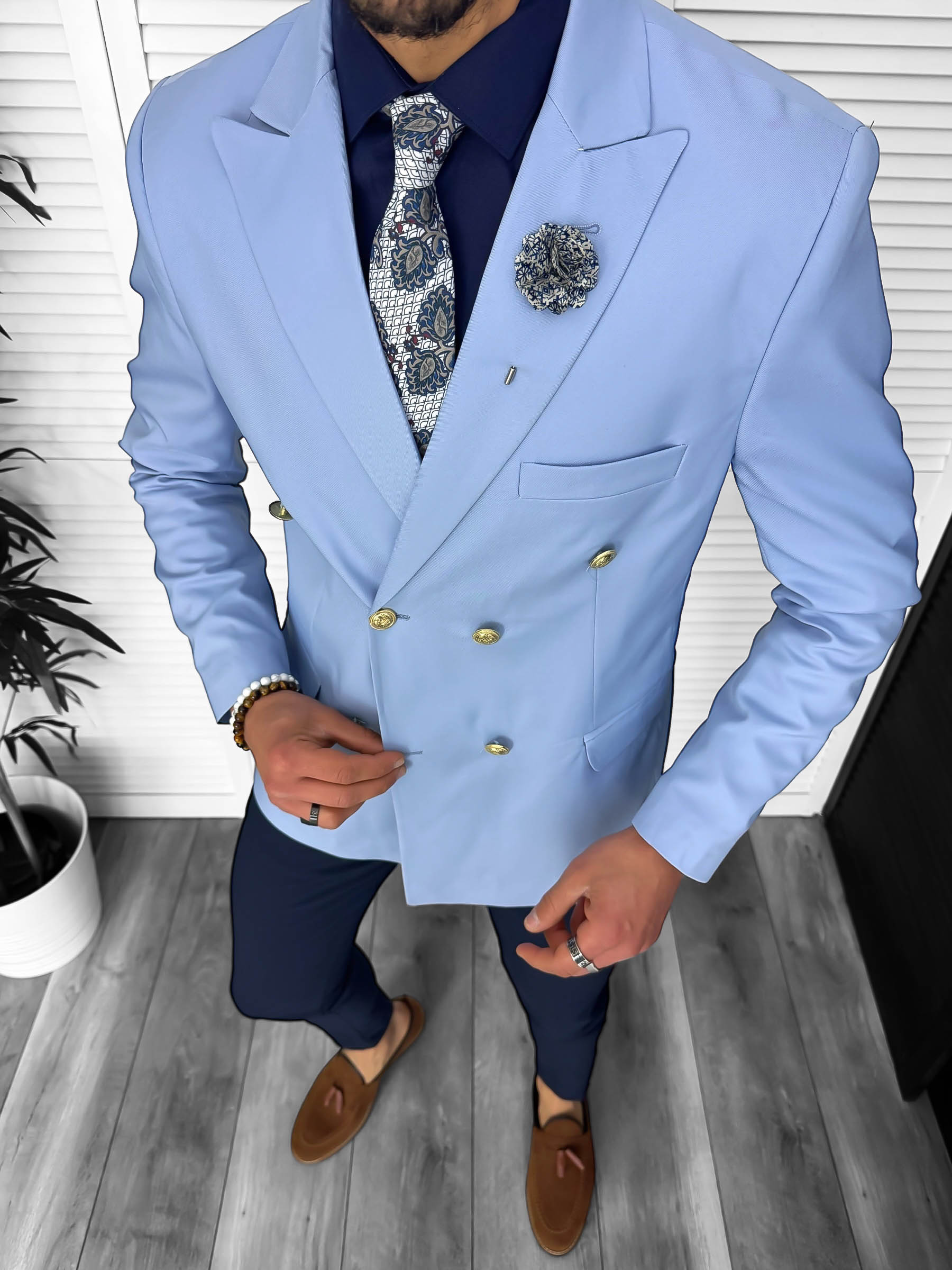 Tinuta barbati smart casual 3 piese eleganta