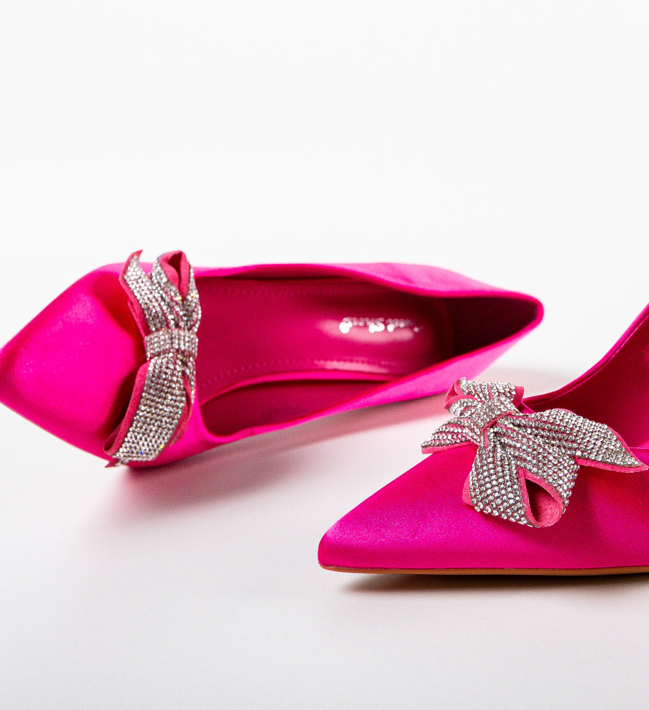 Pantofi cu Toc Knott Fuchsia - Stil și Eleganță - imagine 7