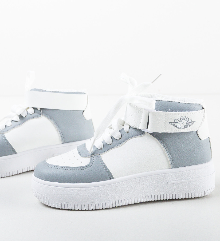 Sneakers Dama Nadir Gri | Confort și Stil - imagine 7