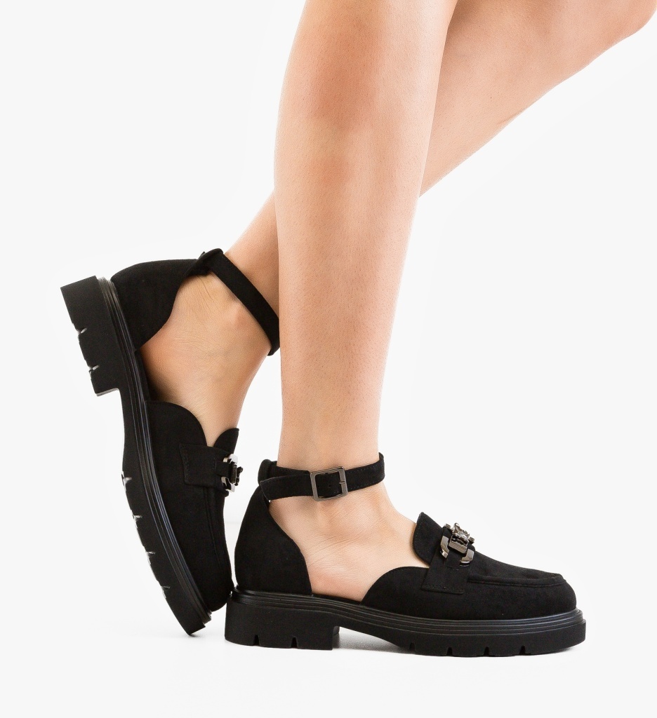 Pantofi Casual Corema Negri – Confort și Stil - imagine 2