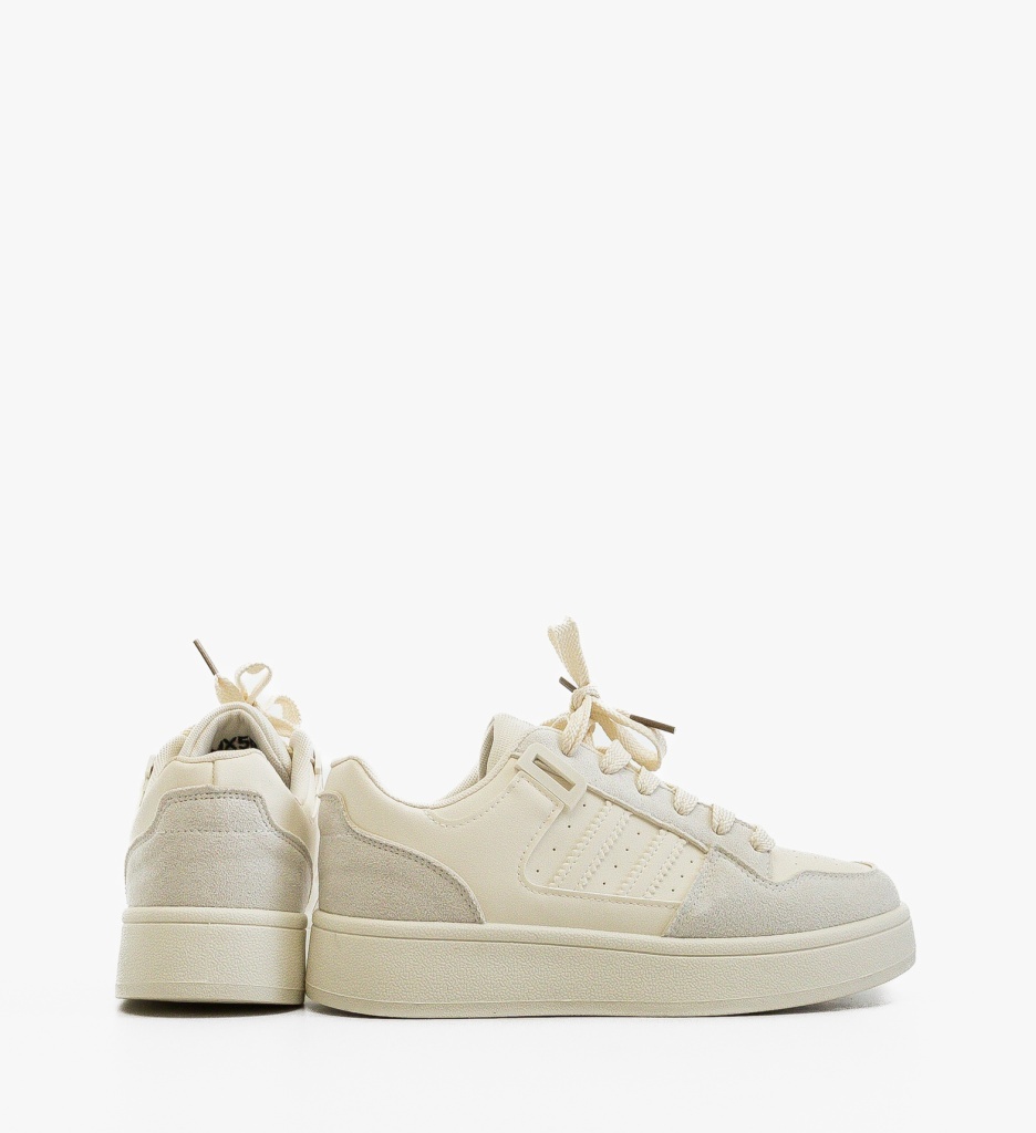 Sneakers Dama Spring Bej - Confort și Stil - imagine 4