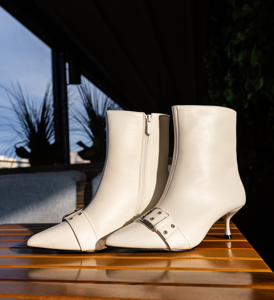Botine Cliffor Albe - Eleganță și Stil Urban - imagine 7