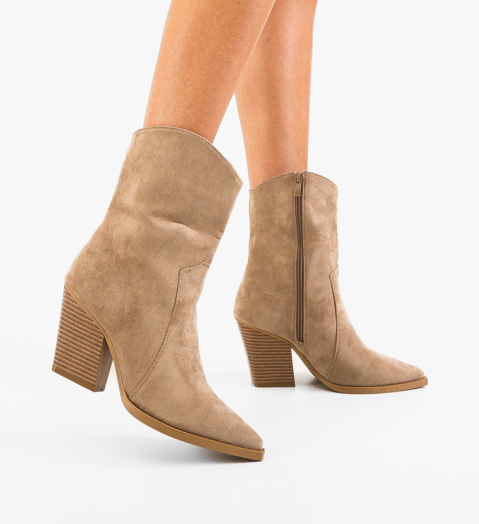 Botine Dama Vela Khaki | Stil și Confort Zilnic