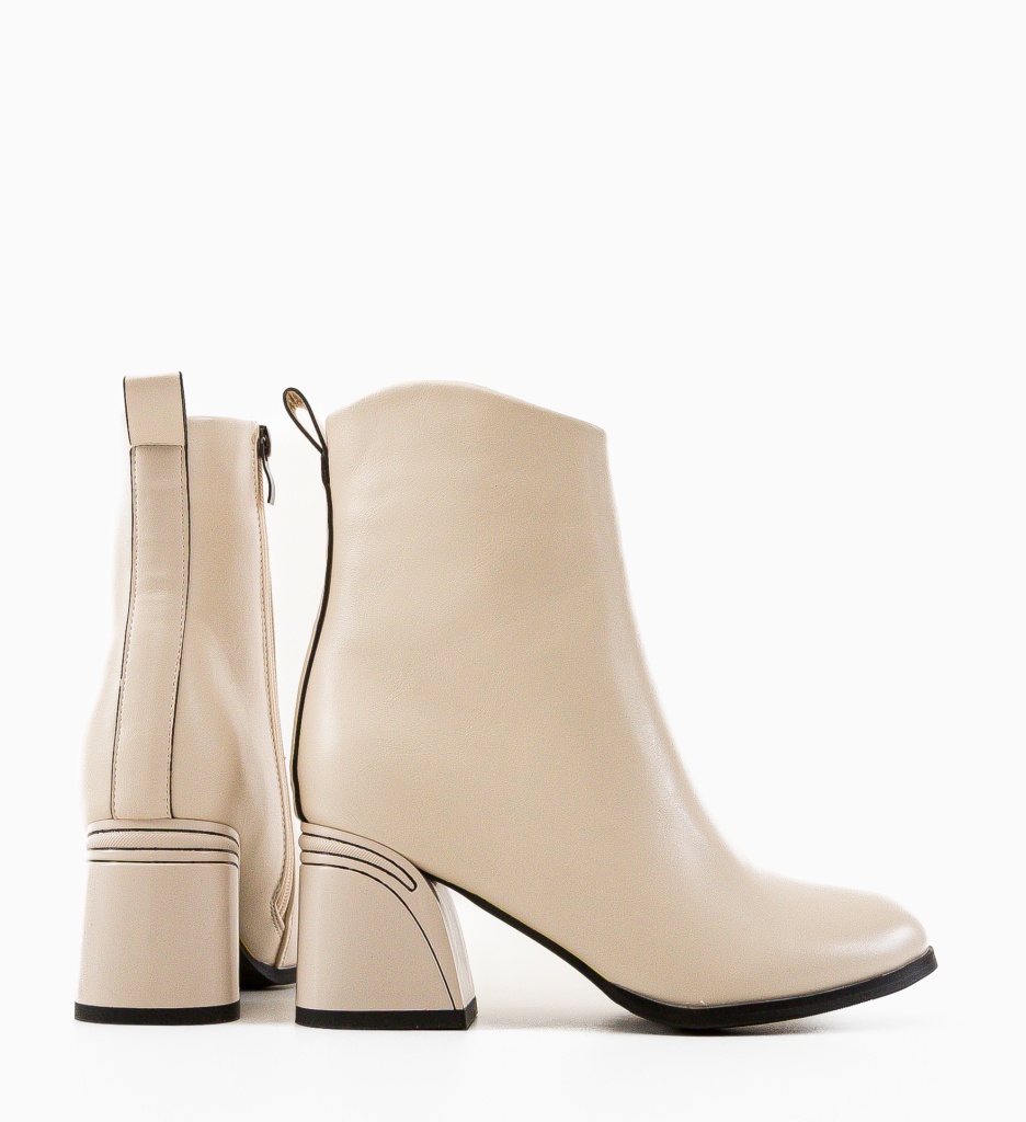 Botine Dama Kara Bej | Stil și Confort Zilnic - imagine 6